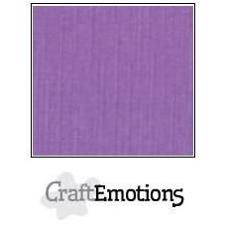 CraftEmotions Linen Karton 250 g 12x12" - Violet (10 ark)